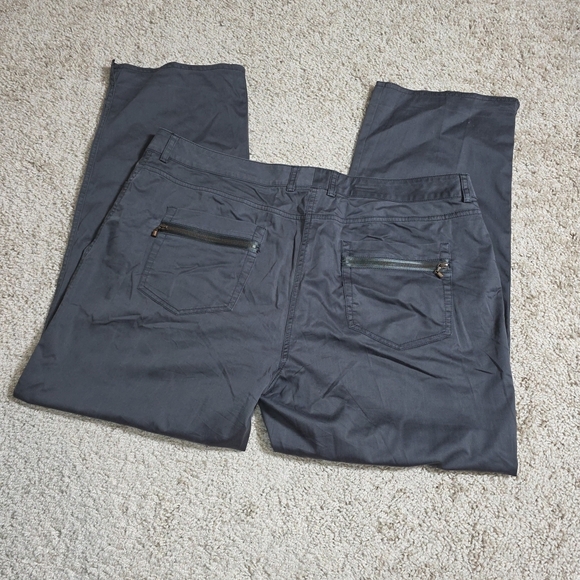 soca by st John Other - Womans SoCa St. John Awesome Gray Stretch Pants Zip Back Pockets Size 16